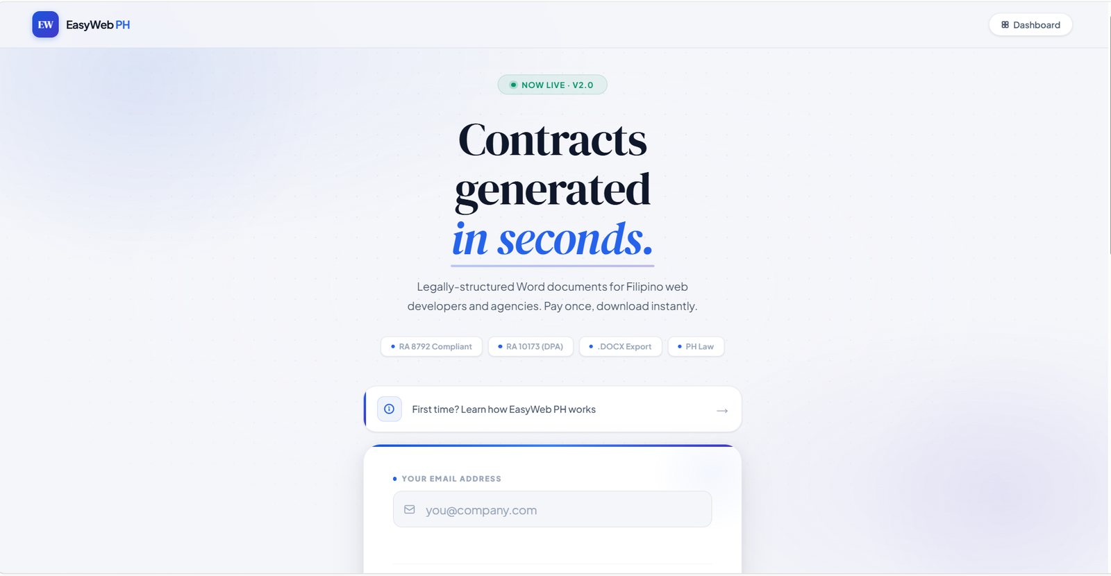 EasyWeb PH Contract Generator